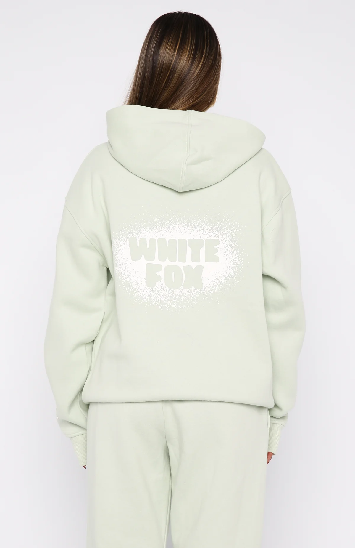 11th Street Keeping It Real Oversized Hoodie Iced Matcha - Image 4