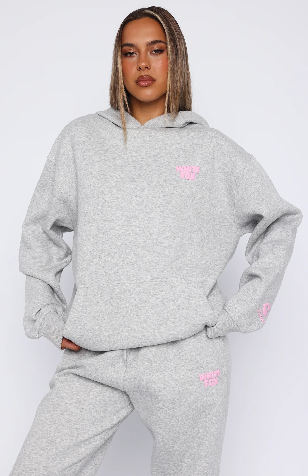 11th Street Keeping It Real Oversized Hoodie Jelly Bean - Image 3
