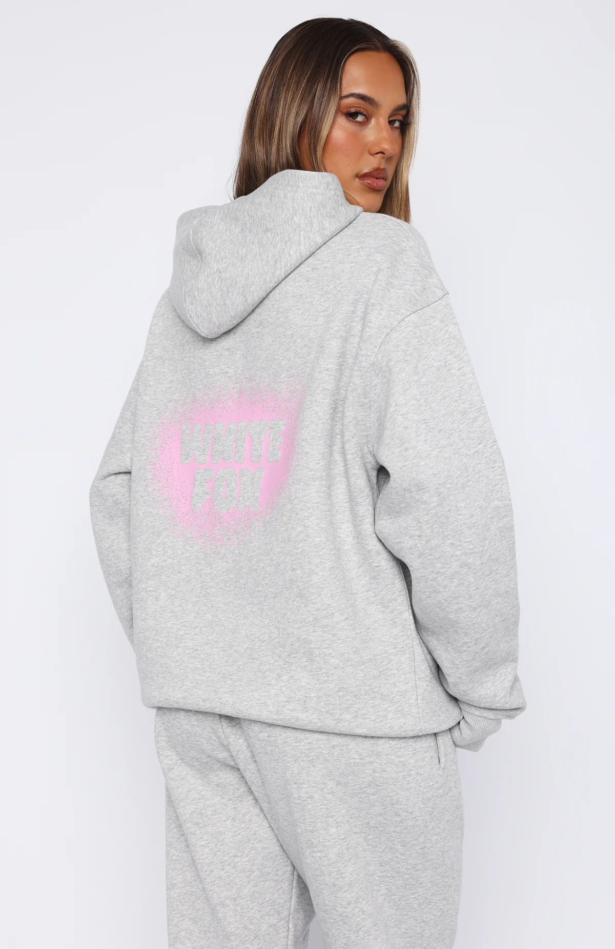 11th Street Keeping It Real Oversized Hoodie Jelly Bean - Image 4