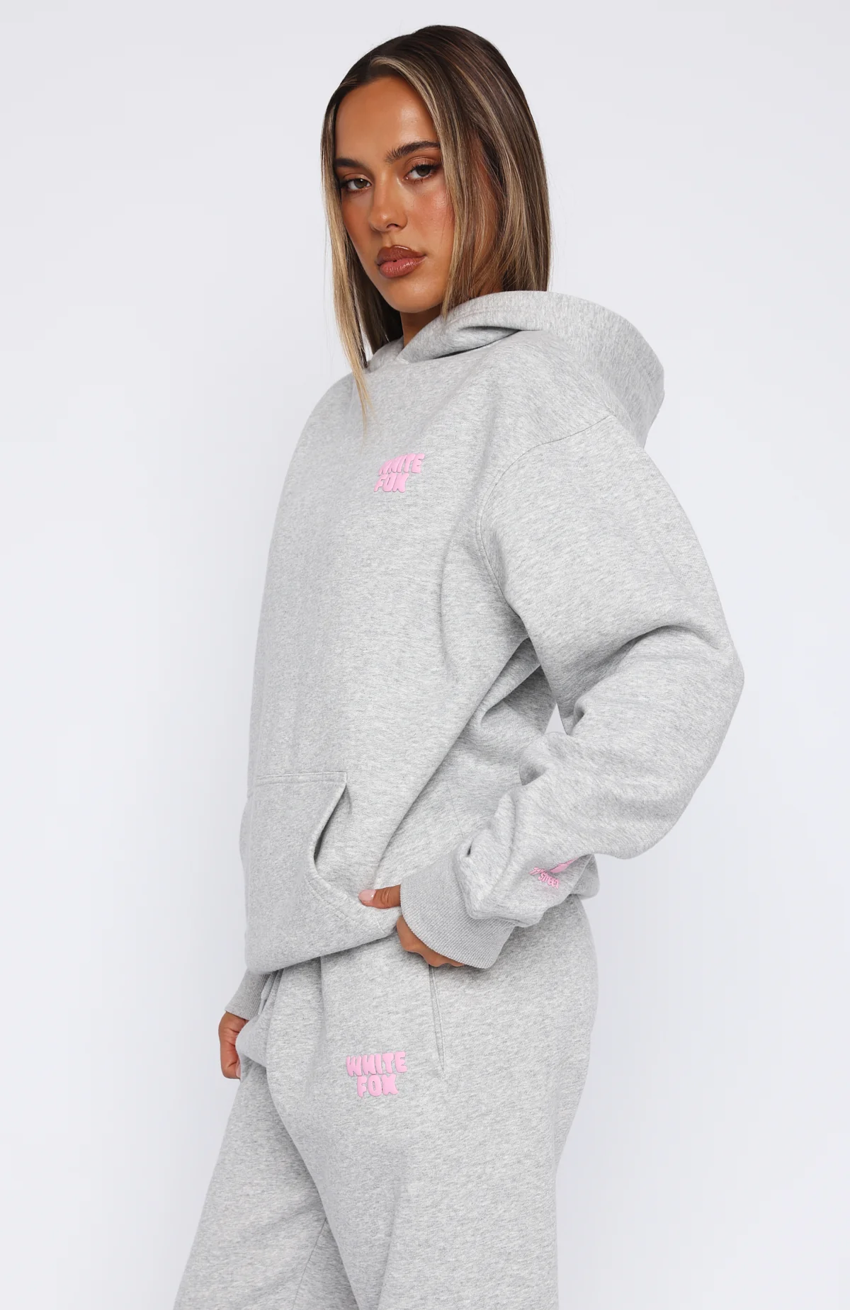 11th Street Keeping It Real Oversized Hoodie Jelly Bean - Image 5