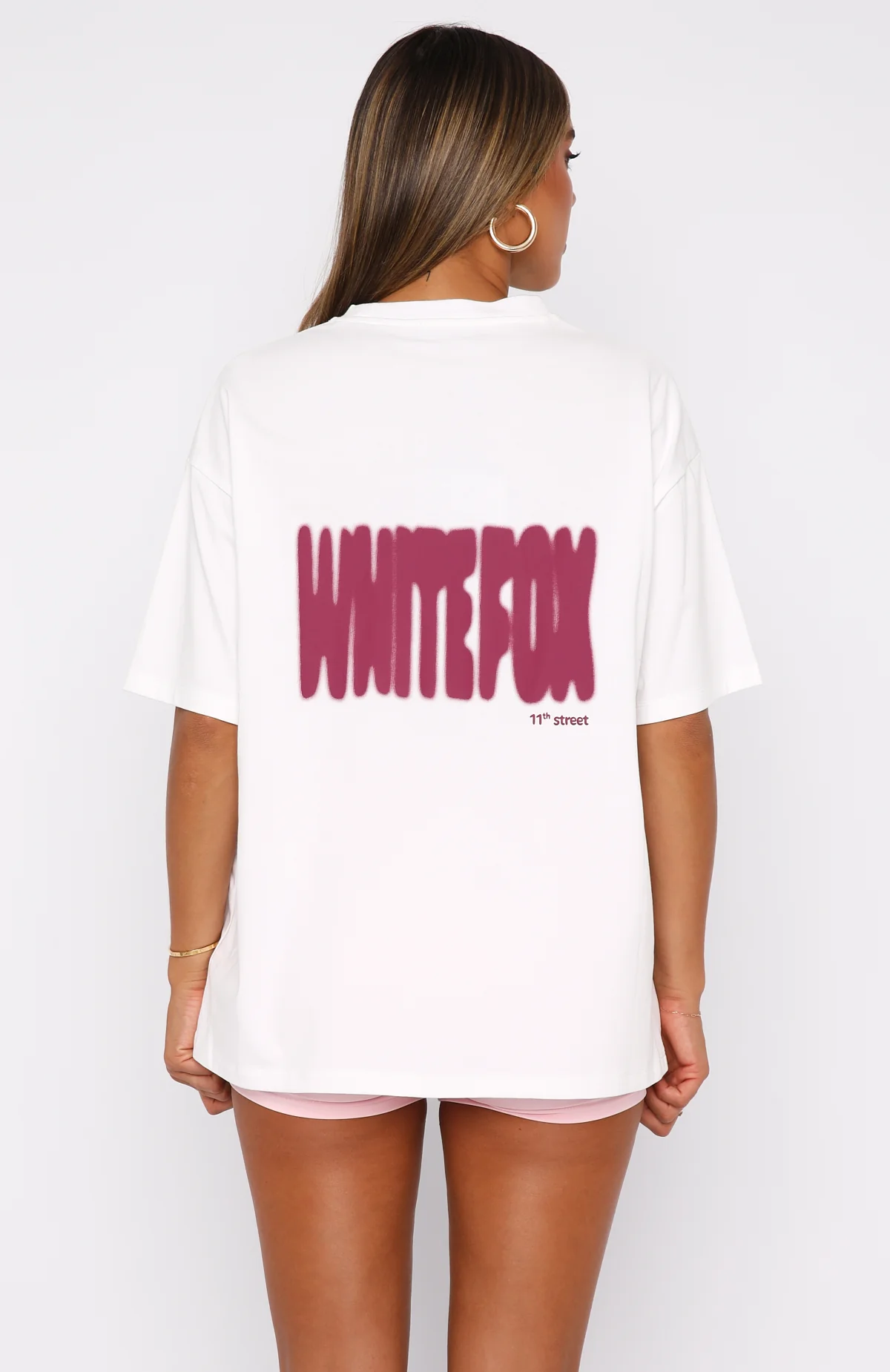 11th Street New York Or Nowhere Oversized Tee Berry Blast - Image 5