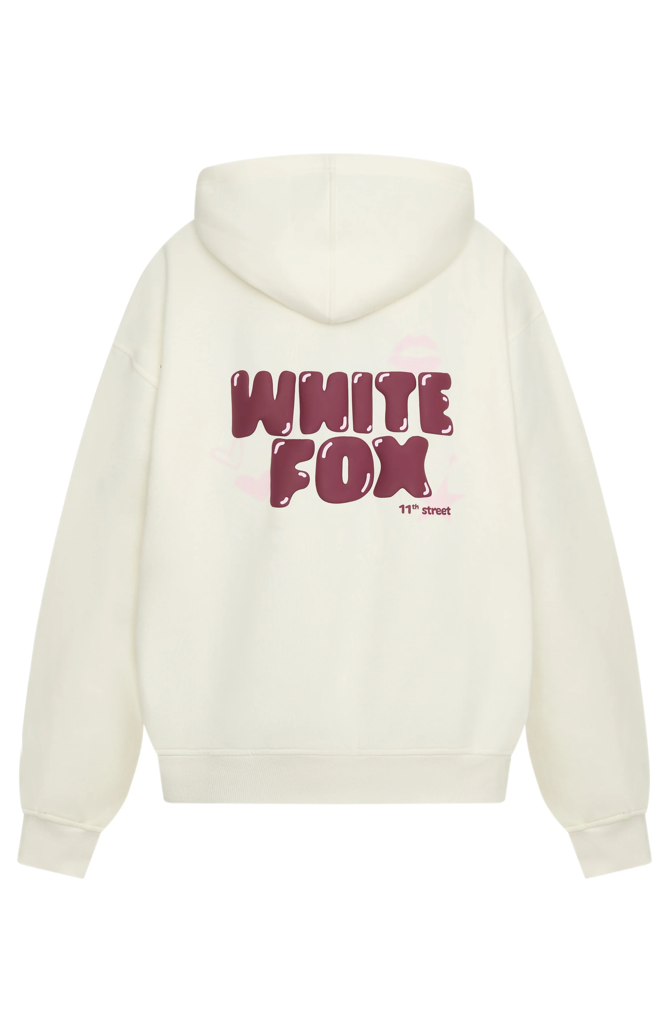 11th Street Sweet Kisses Oversized Hoodie Cake Batter - Image 5