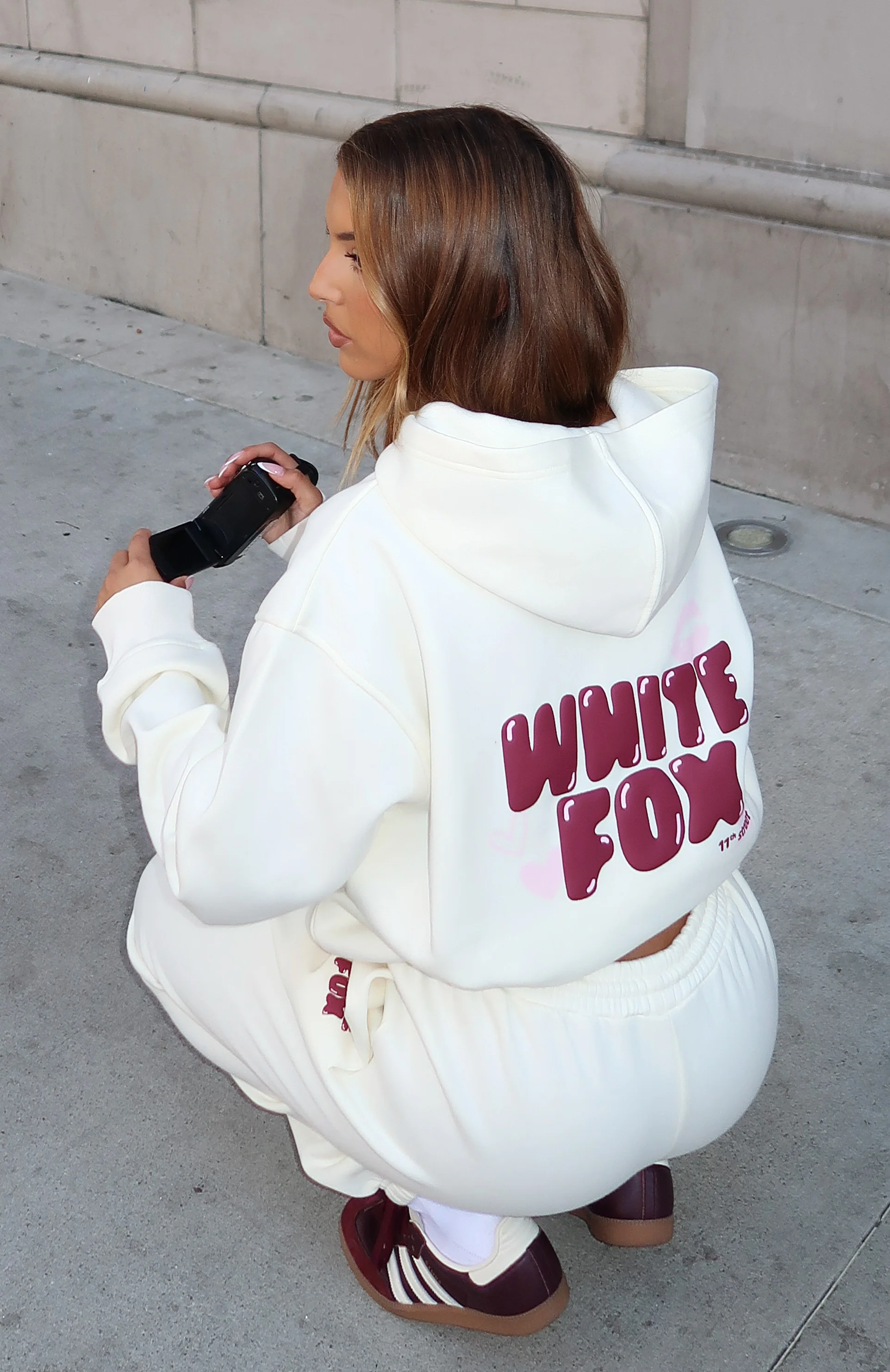 11th Street Sweet Kisses Oversized Hoodie Cake Batter - Image 6