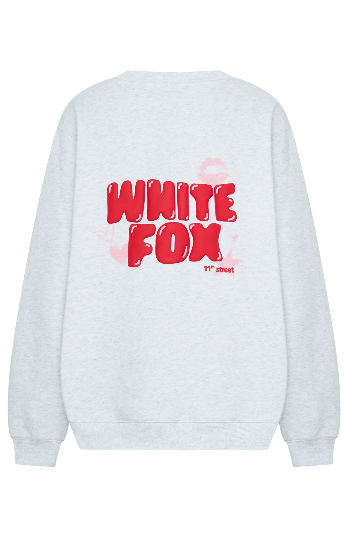 11th Street Sweet Kisses Oversized Sweater Cherry Glaze - Image 5