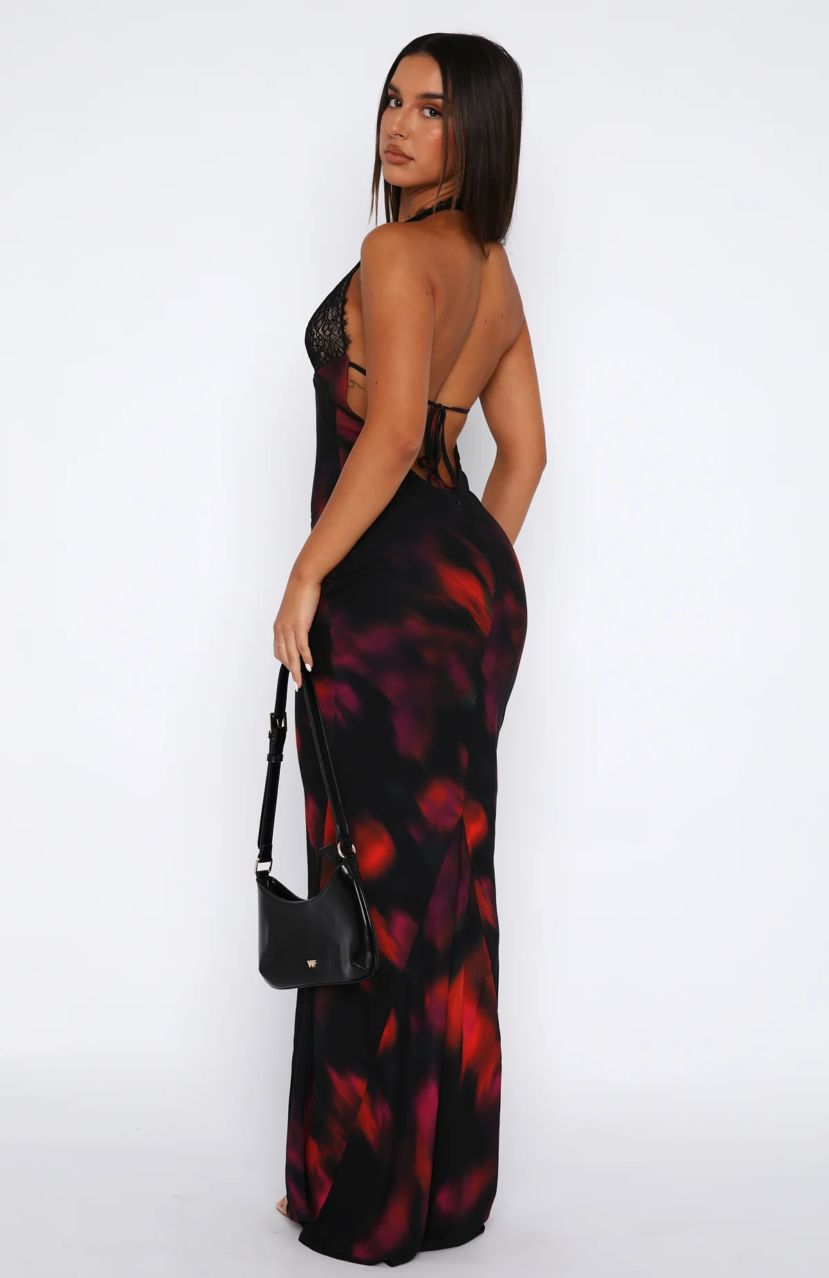 Beyond The Stars Maxi Dress Sangria Floral - Image 4