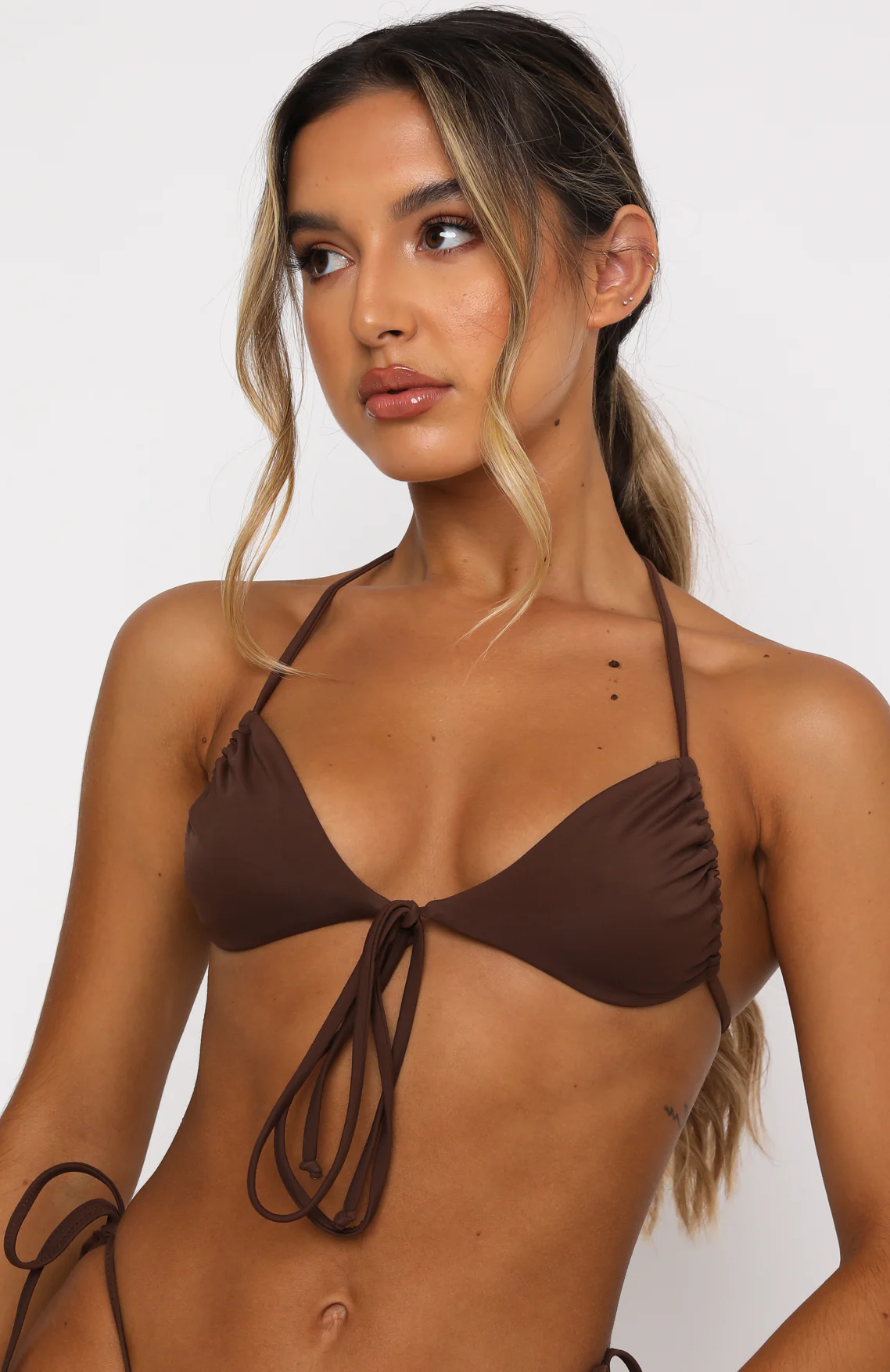 Golden Hour Bikini Top Chocolate - Image 8