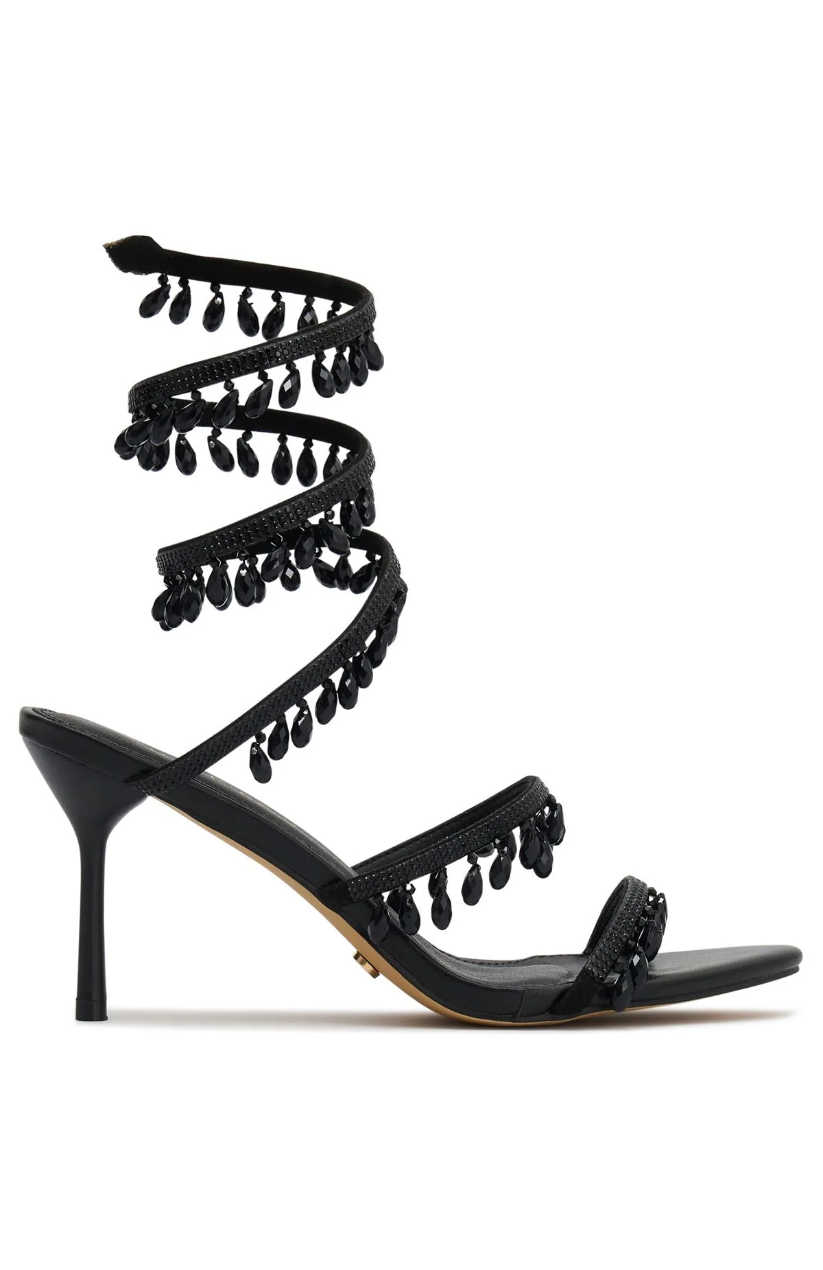 Soliel Wrap Heels Black - Image 3