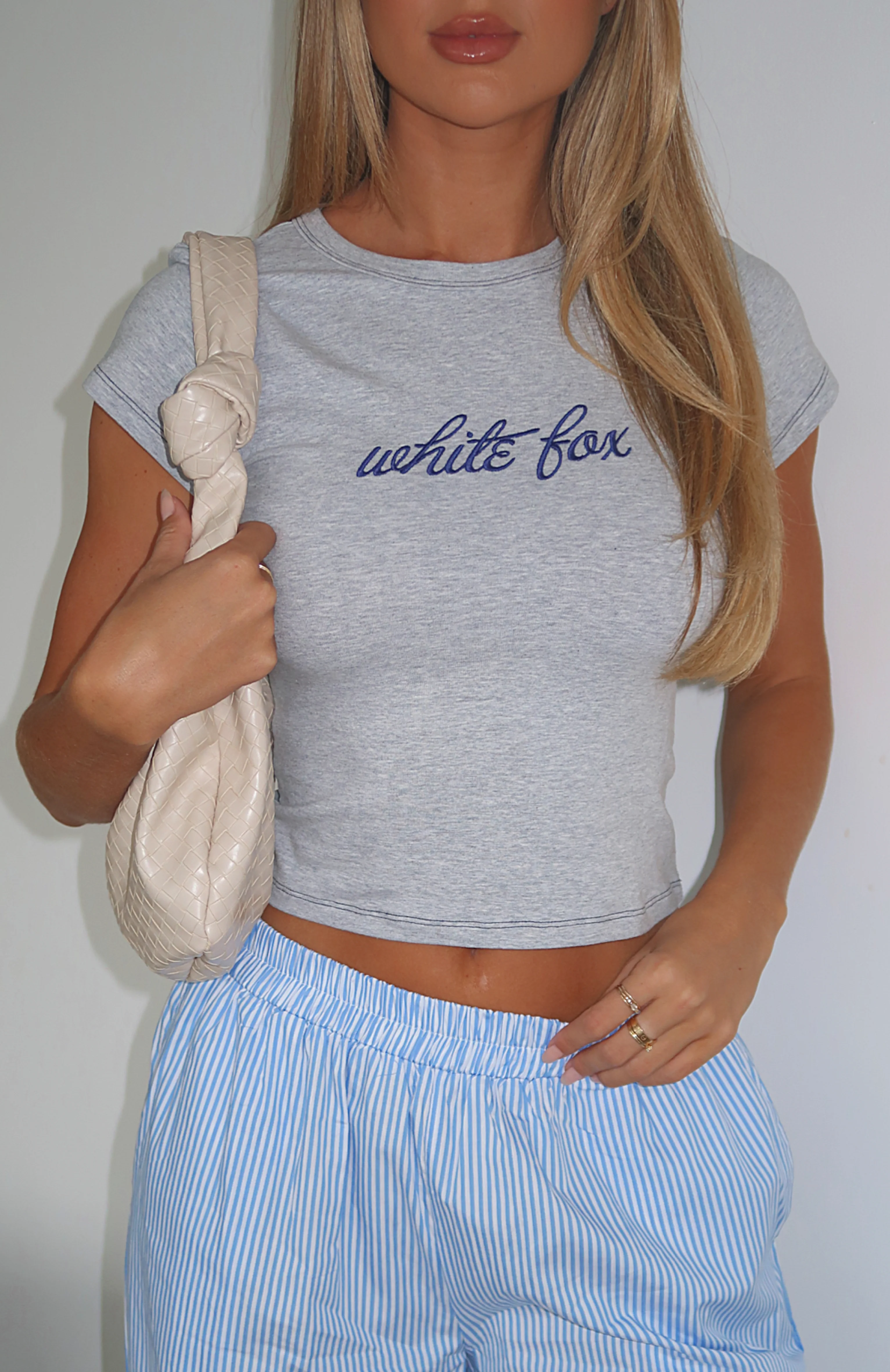 The Original Baby Tee Grey Marle - Image 7