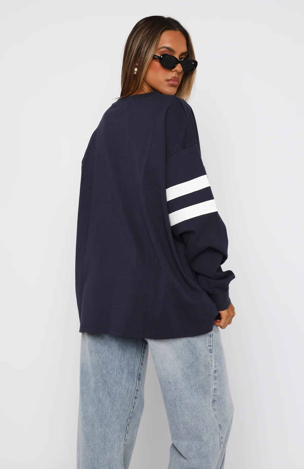 You're My Inspiration Long Sleeve Tee Navy - Image 4